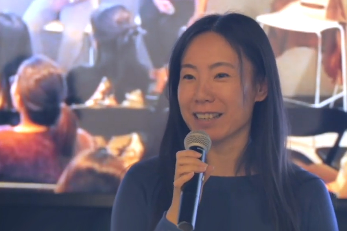 Carol Chen speaking