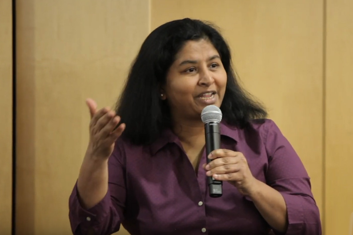 Jayashree Rangarajan speaking