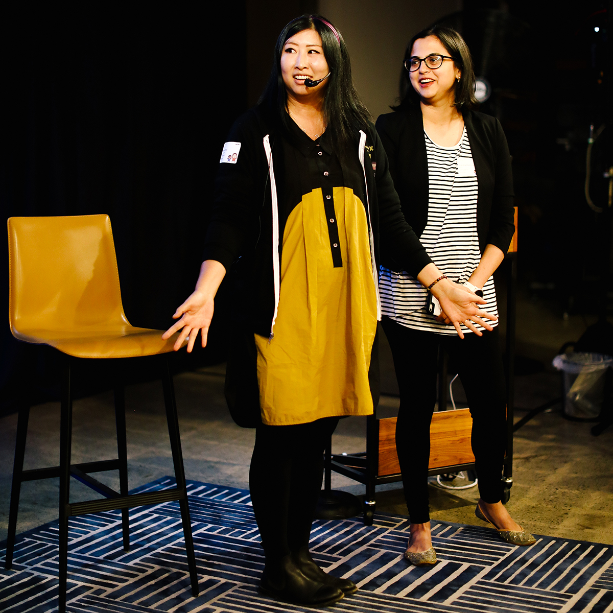 Angie Chang and Sukrutha Bhaduoria speak