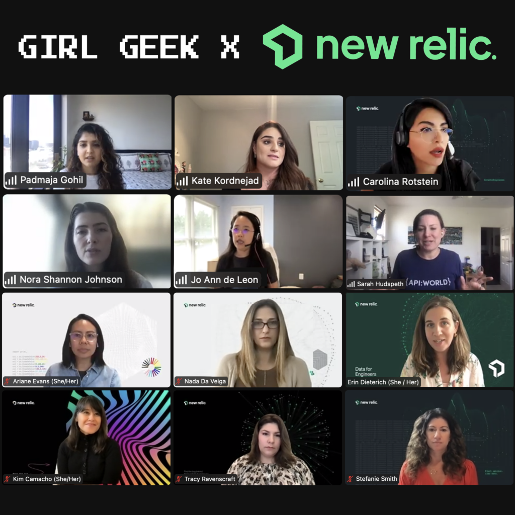 new relic girl geek x speakers live square