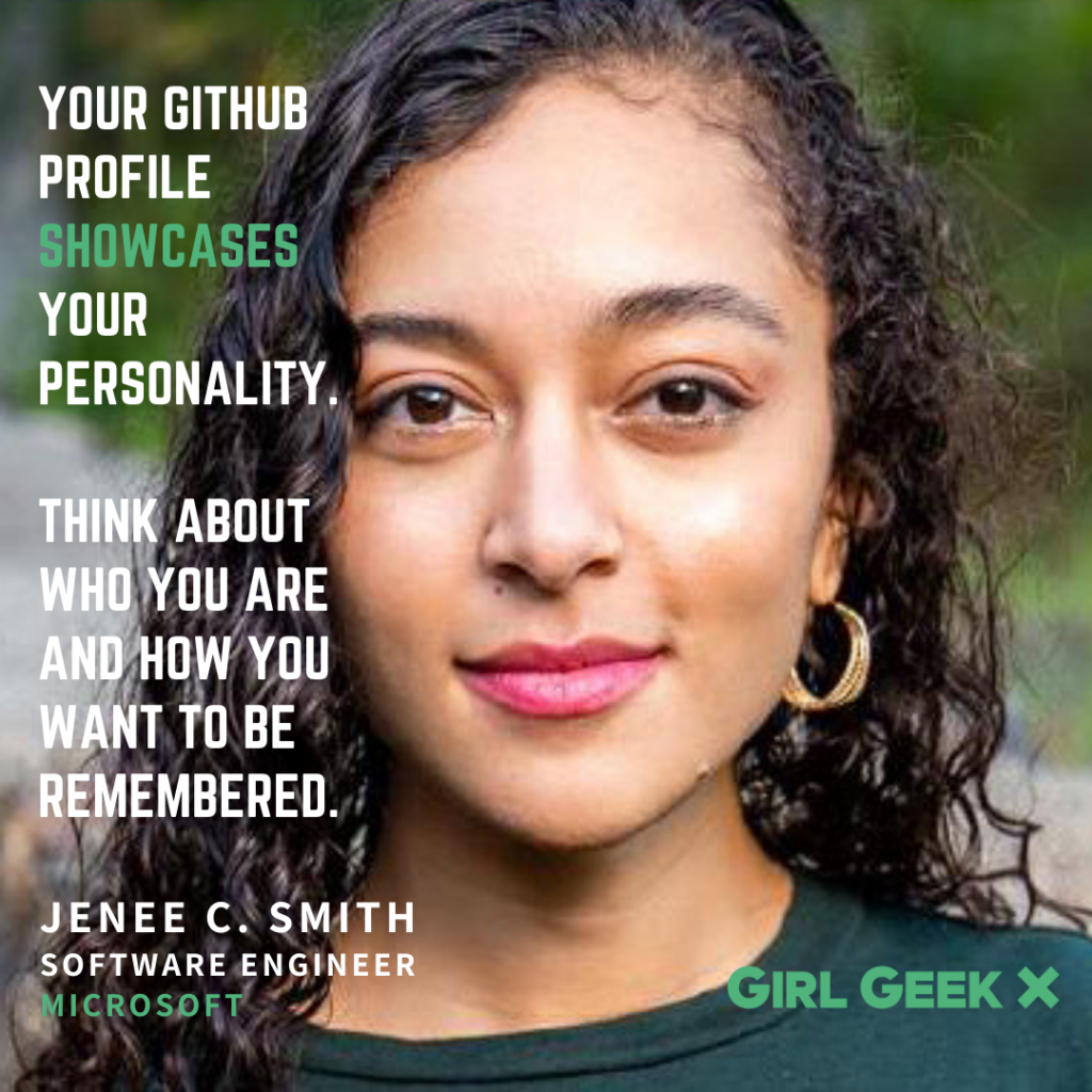 Jenee C Smith quote Elevate Girl Geek X Microsoft Instagram