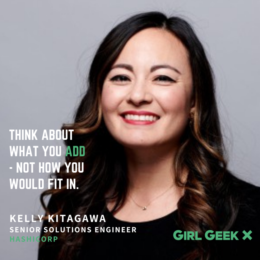 Kelly Kitagawa quote Elevate Girl Geek X HashiCorp Instagram