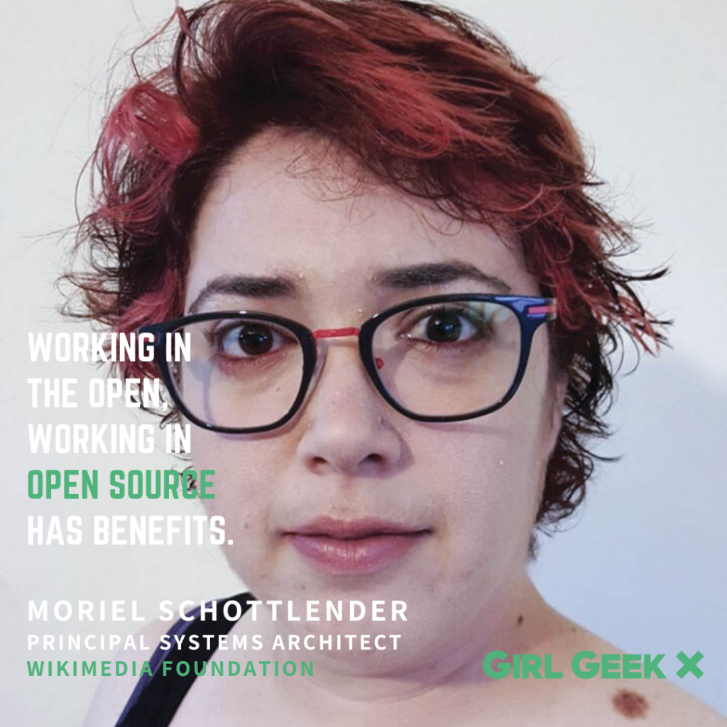 Moriel Schottlender quote Elevate Girl Geek X Wikimedia Foundation Instagram