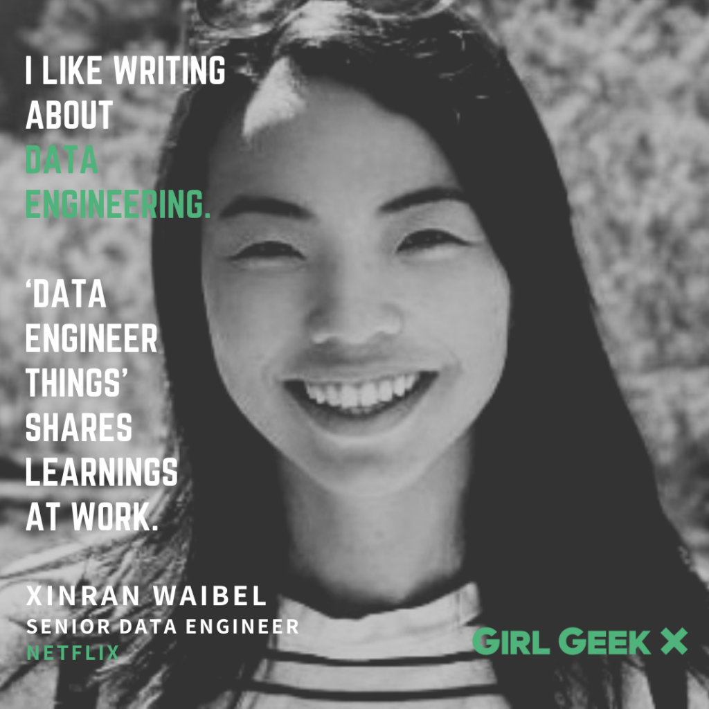Xinran Waibel quote Elevate Girl Geek X Netflix instagram