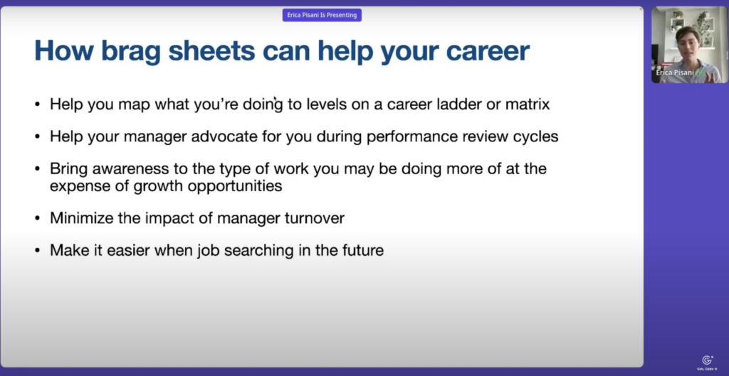 how brag sheets can help your career
