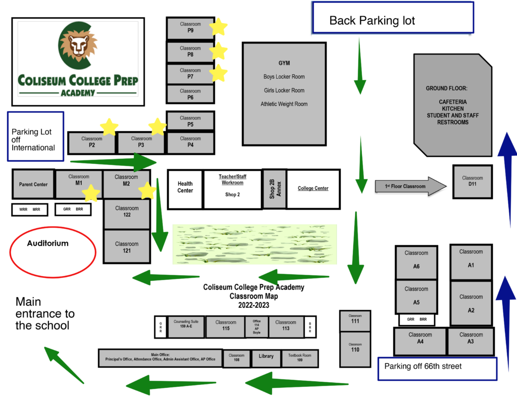 CCPA Campus Map With Floor