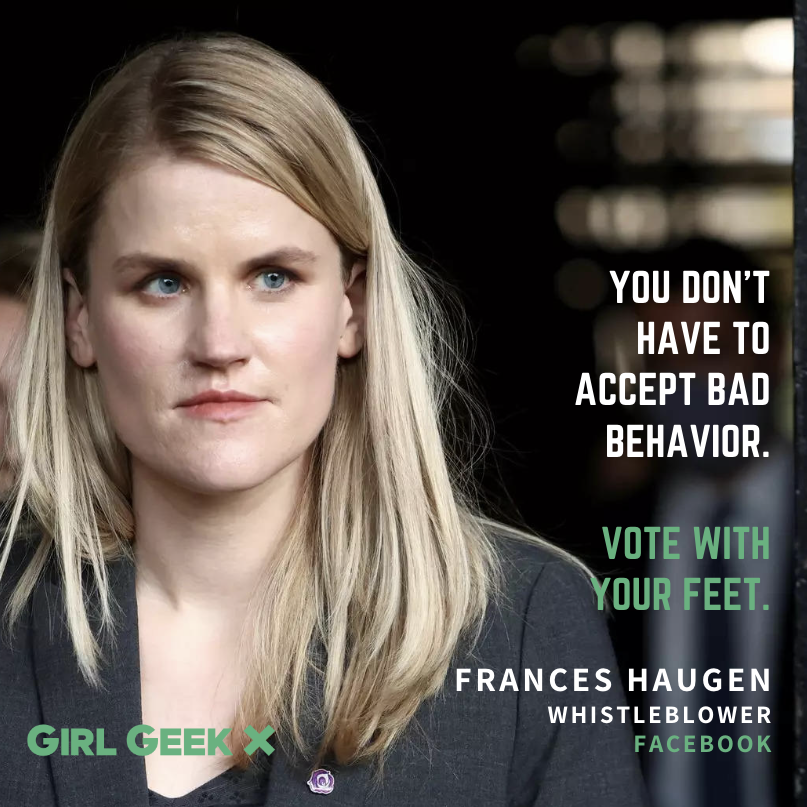 frances haugen vote with your feet girl geek dinner github girl geek x quote