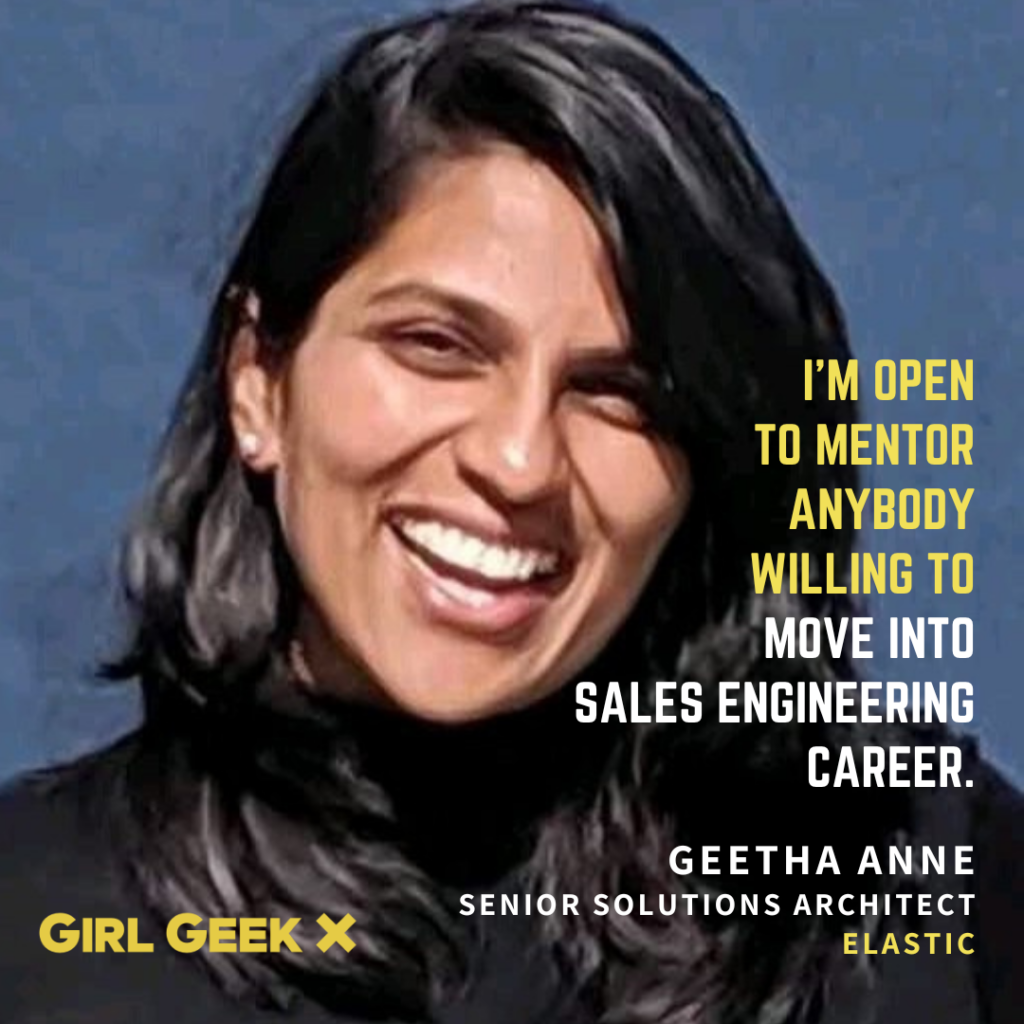 Geetha Anne IG quote Elevate Girl Geek X