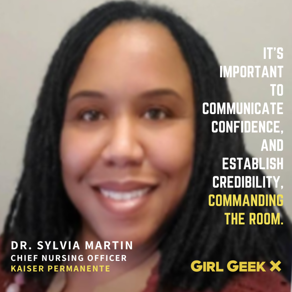 Sylvia Martin IG quote Elevate Girl Geek X