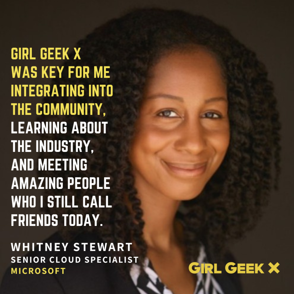 Whitney Stewart IG quote Elevate Girl Geek X