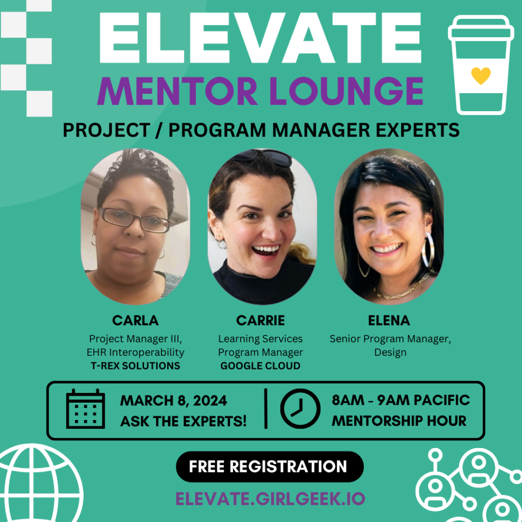 Elevate Mentor Table Carla Sexton Carrie Browde Elena Ringseis