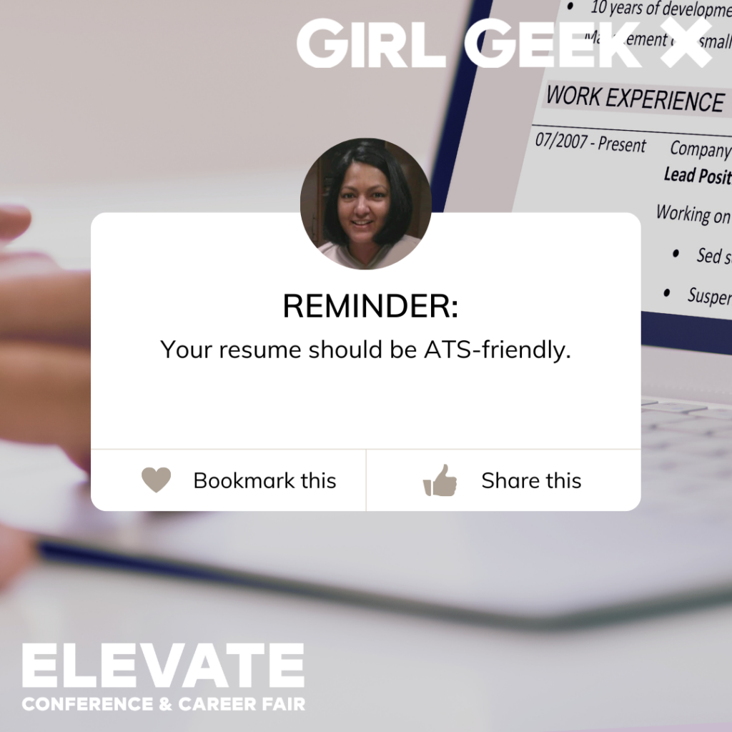 Flora Jha ELEVATE your resume should be ats friendly