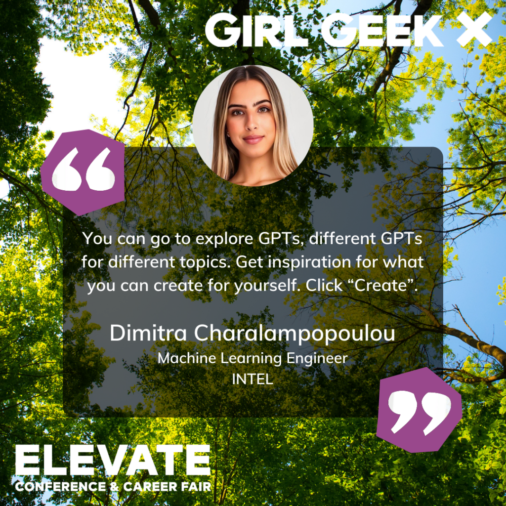 Dimitra Charalampopoulou ELEVATE June quote