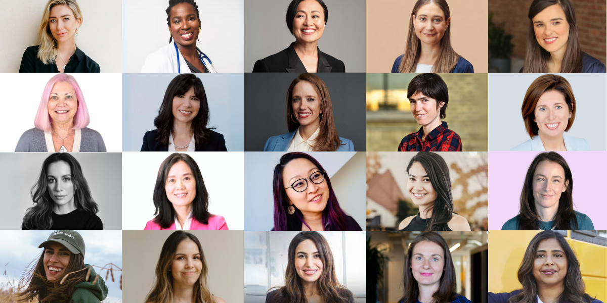 Female Founders AI Security Climate Clean Energy Sustainability Health Tech