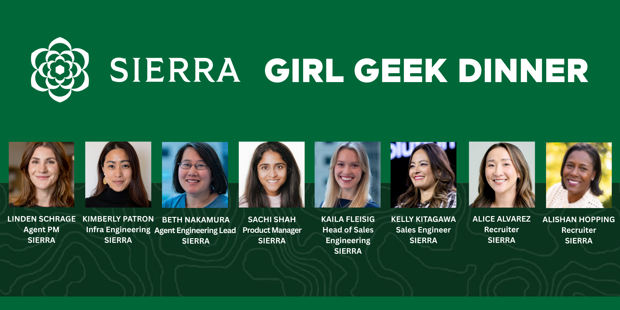Sierra Girl Geek Dinner Speakers ()