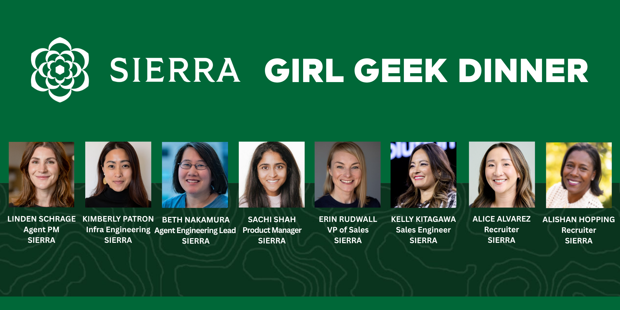 Sierra Girl Geek Dinner Speakers ()