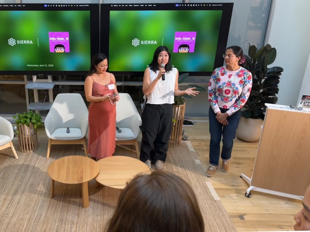 sierra girl geek dinner angie chang kelly sukrutha welcome